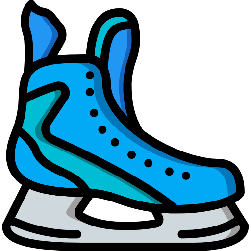 Skates Basic Miscellany Lineal Color icon