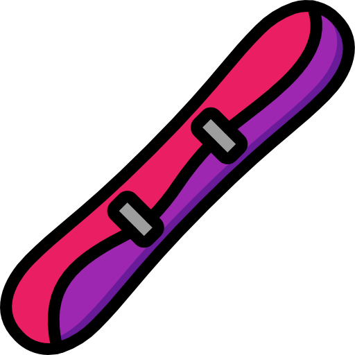 snowboard Basic Miscellany Lineal Color icon