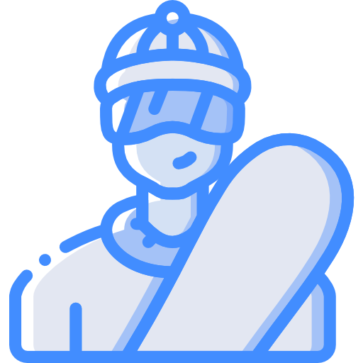 スノーボーダー Basic Miscellany Blue icon