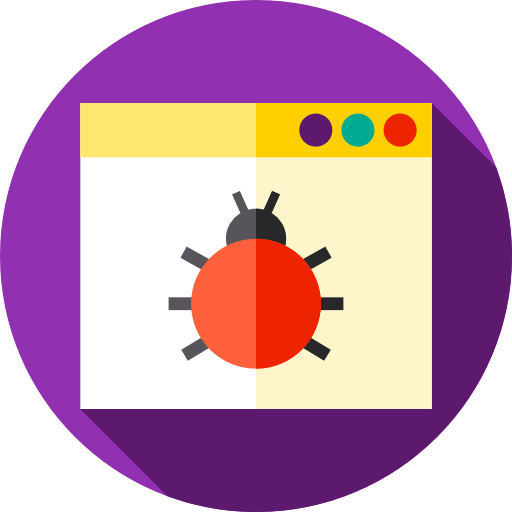 insecto Flat Circular Flat icono