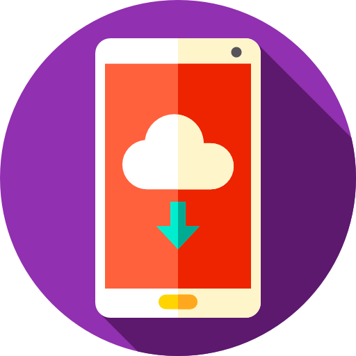 Cloud Flat Circular Flat icon