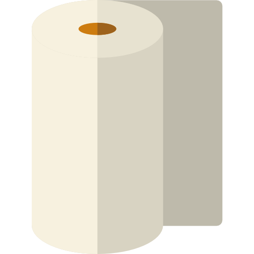 ręcznik papierowy Basic Rounded Flat ikona