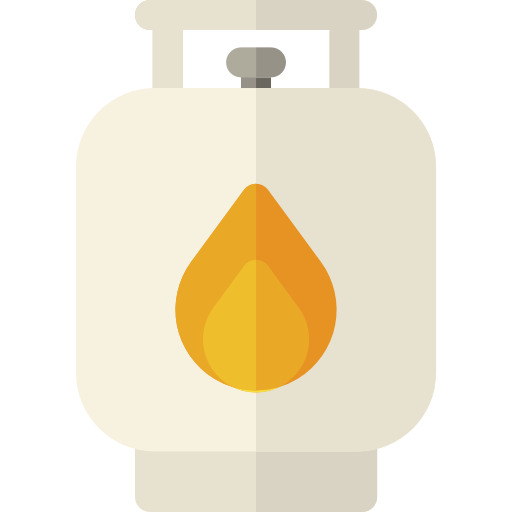 gas Basic Rounded Flat icono