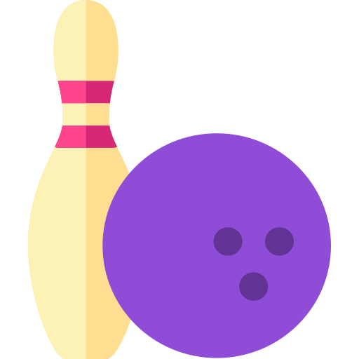 Bowling Basic Rounded Flat icon