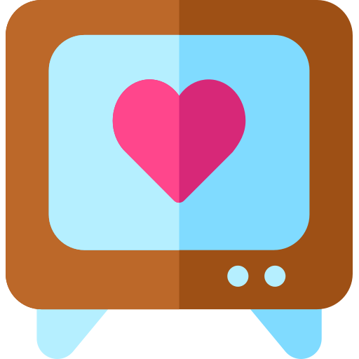 tv Basic Rounded Flat icon