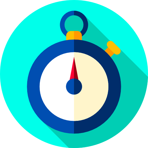 Stopwatch Flat Circular Flat icon