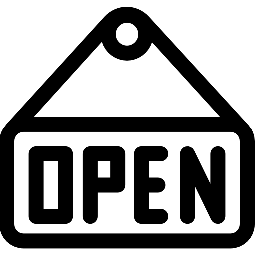 オープンサイン Basic Rounded Lineal icon