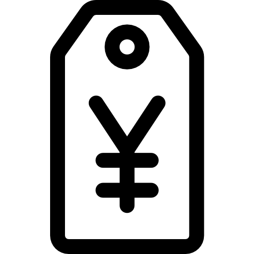 円札 Basic Rounded Lineal icon