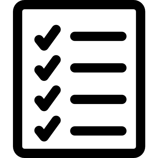 쇼핑리스트 Basic Rounded Lineal icon