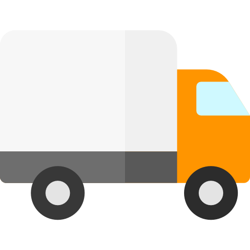 camión Basic Rounded Flat icono