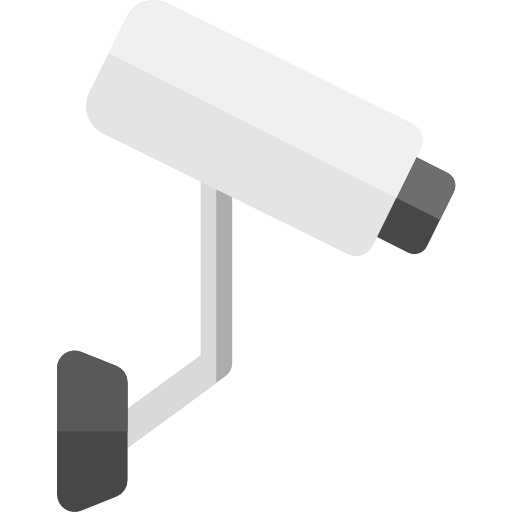Security camera Basic Rounded Flat icon
