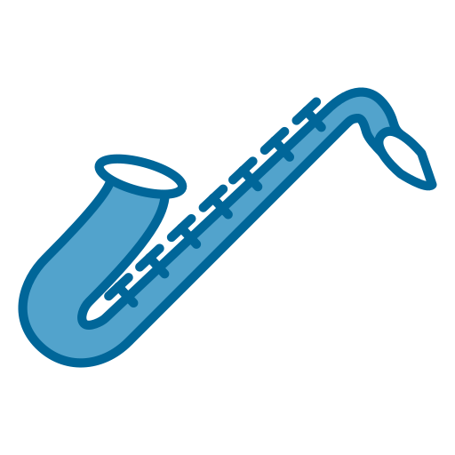 saxofone Generic color lineal-color Ícone