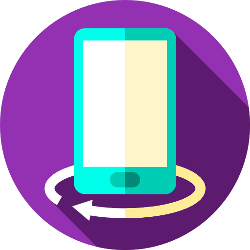 smartphone Flat Circular Flat icon