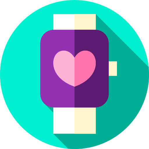 Smartwatch Flat Circular Flat icon