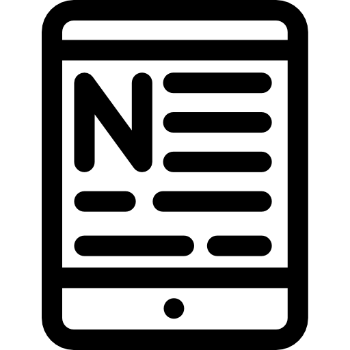 タブレット Basic Rounded Lineal icon