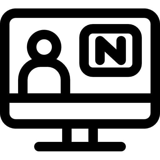 デスクトップ Basic Rounded Lineal icon