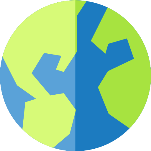 Global Basic Rounded Flat icon