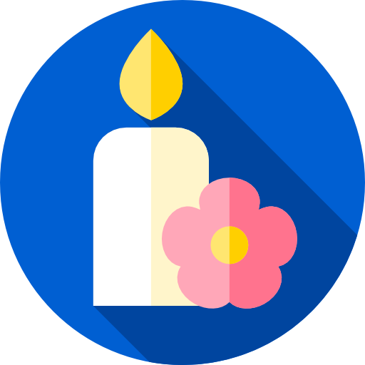 candele Flat Circular Flat icona