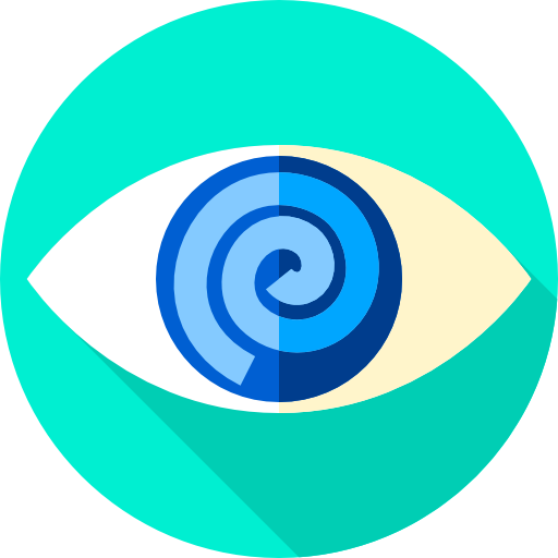 Hypnosis Flat Circular Flat icon