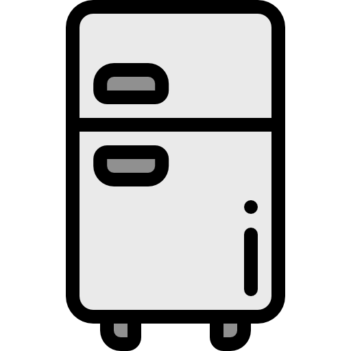 Fridge Detailed Rounded Lineal color icon