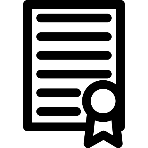 aprobata Basic Rounded Lineal ikona