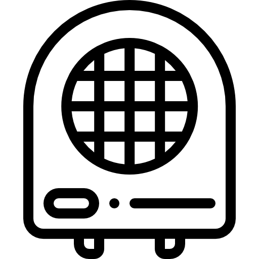 stufa Detailed Rounded Lineal icona