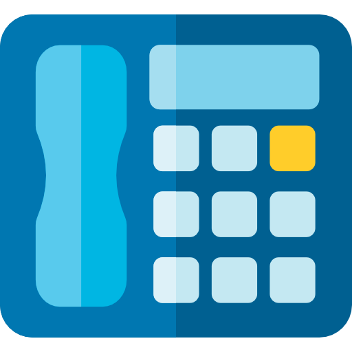 telefon Basic Rounded Flat icon