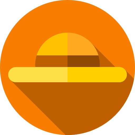 Hat Flat Circular Flat icon