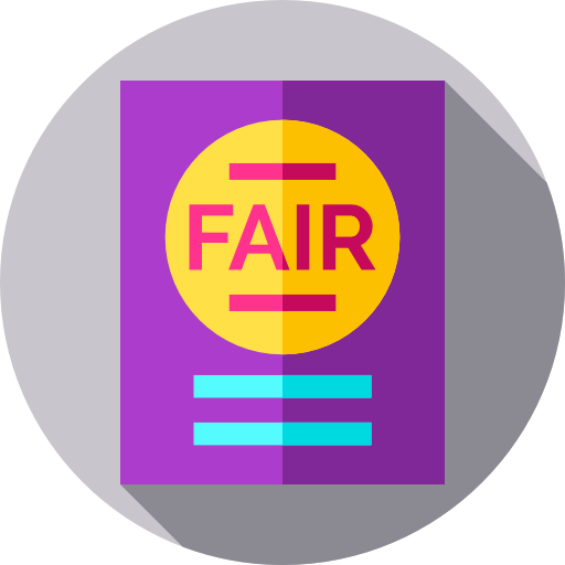 포스터 Flat Circular Flat icon