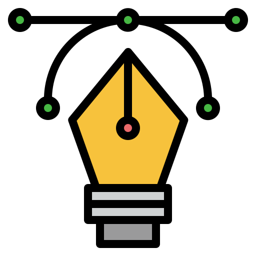 lapicera Generic color lineal-color icono
