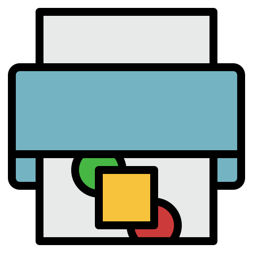 プリンター Generic color lineal-color icon