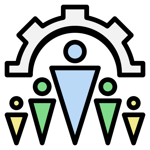 organización Generic color lineal-color icono