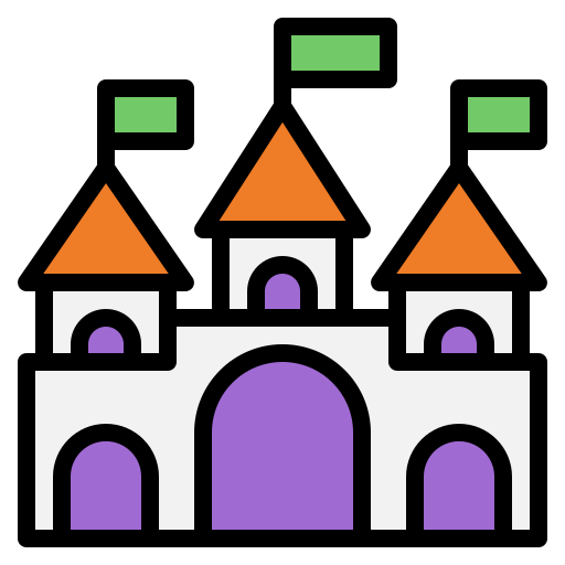 Дворец Generic color lineal-color иконка
