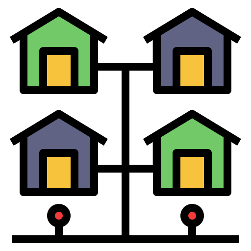 재산 Generic color lineal-color icon