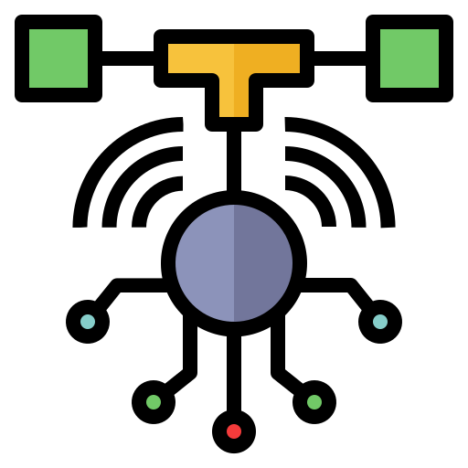 conexão Generic color lineal-color Ícone