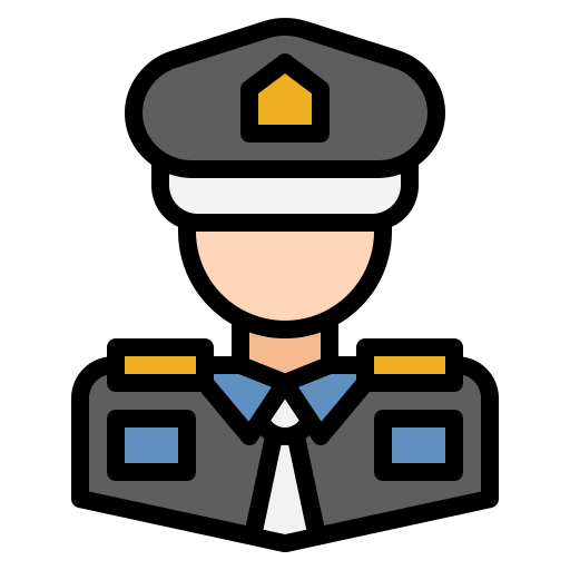 Полиция Generic color lineal-color иконка
