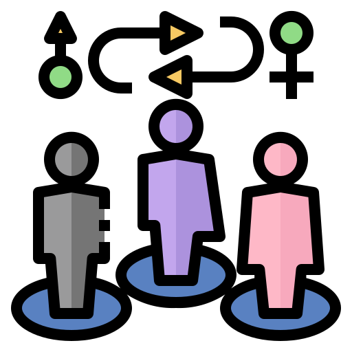 uguaglianza Generic color lineal-color icona