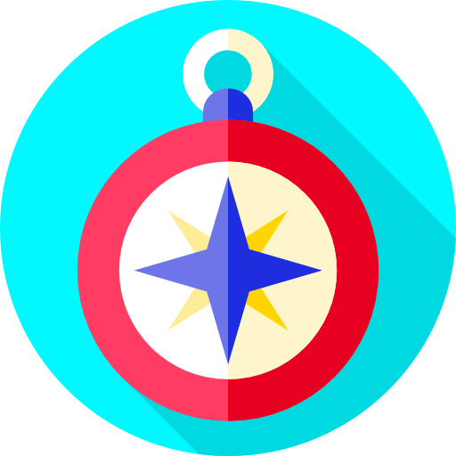 方位磁針 Flat Circular Flat icon