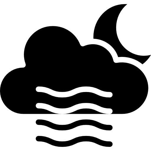 wietrzny Iconixar Glyph ikona