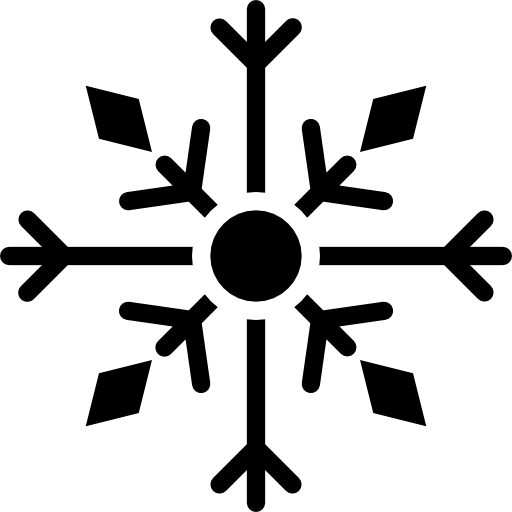 schneeflocke Iconixar Glyph icon