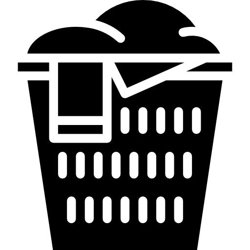 cesta Iconixar Glyph icono