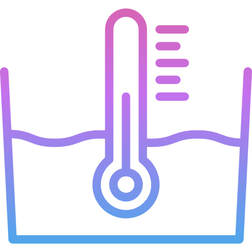 temperatura Iconixar Gradient ikona