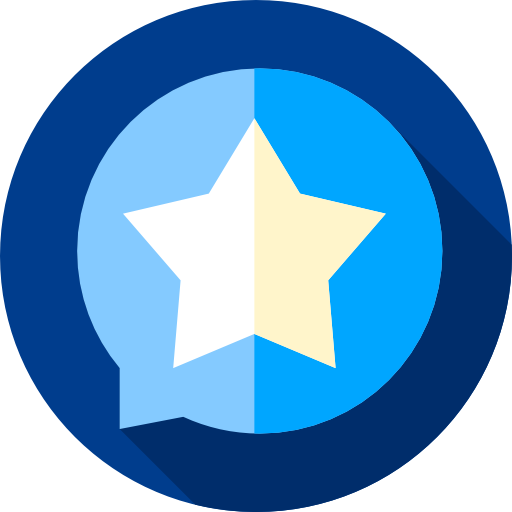 별 Flat Circular Flat icon
