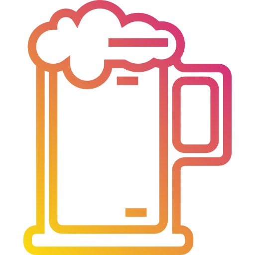 Beer Payungkead Gradient icon