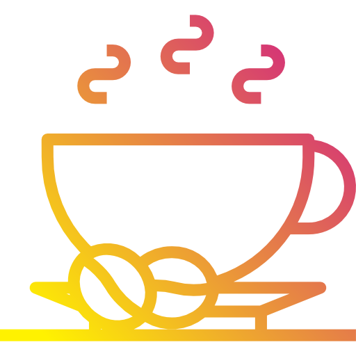filiżanka kawy Payungkead Gradient ikona