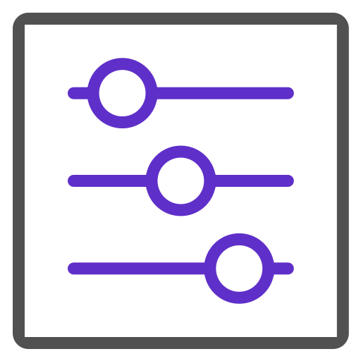 Equalizer Generic outline icon