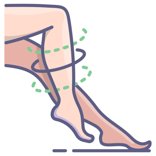 Ноги Generic color lineal-color иконка