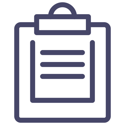 Clipboard Generic outline icon