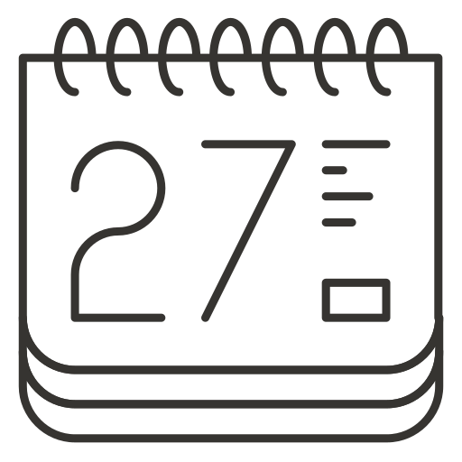Календарь Generic outline иконка