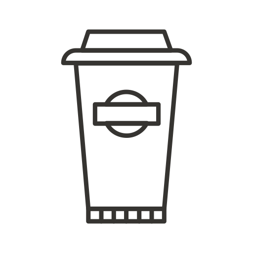 café Generic outline icono